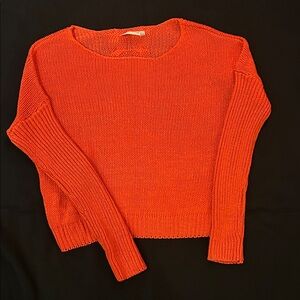 Women's Orange Sweater